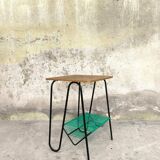 Vinyl record shelf, 50s/60s side table
