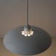 White Danish modern design multilayer pendant lamp / 1970s
