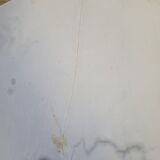 Gueridon bistro base cast iron marble top