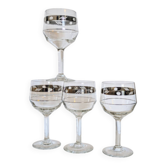 Art Deco Stemmed Glasses
