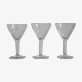 Lot of 3 glasses 1930