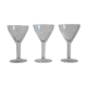 Lot de 3 verres anciens 1930