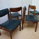 Midcentury Scandinavian Teak Dining Chairs, set of 4