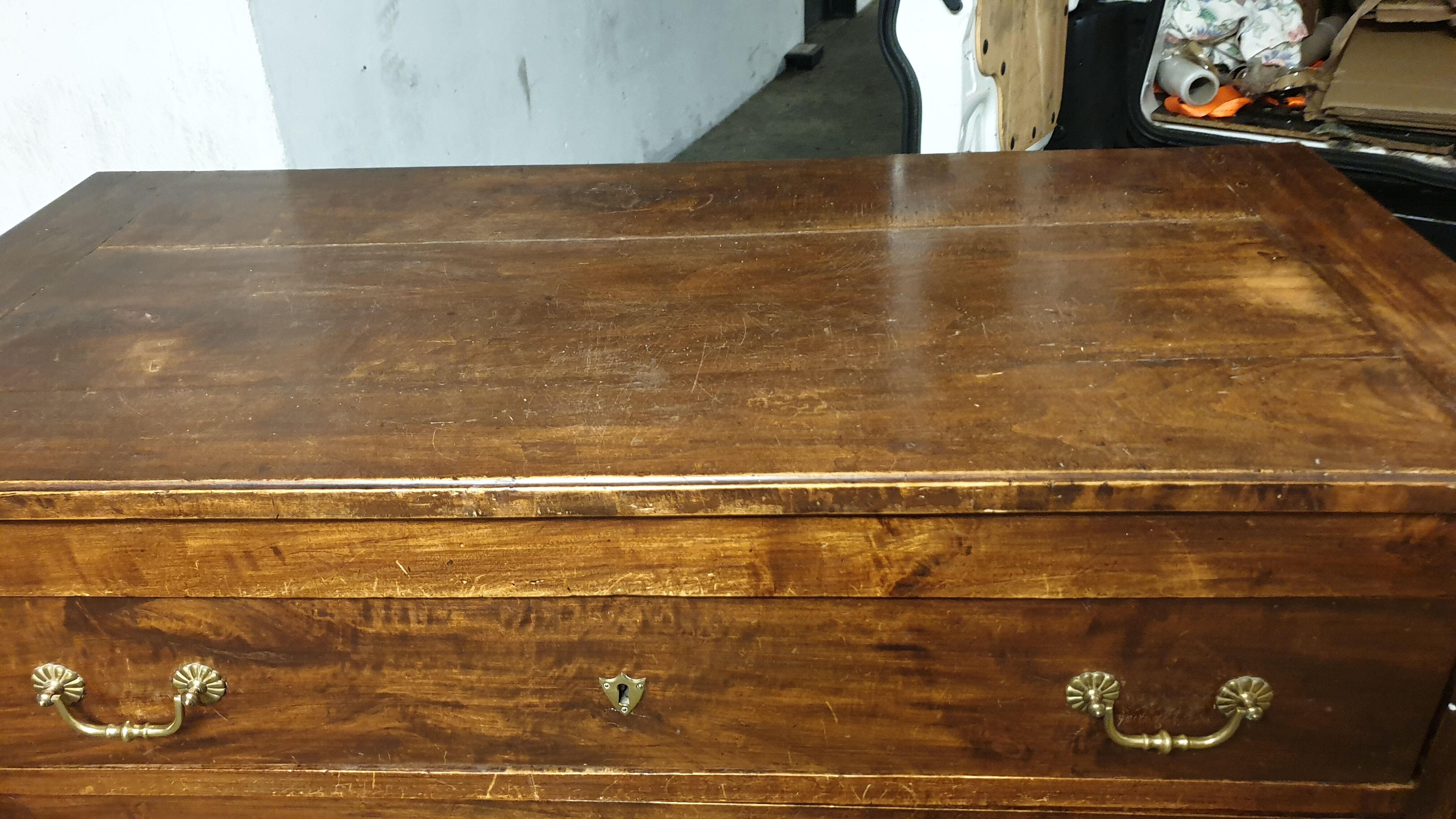 Louis XVI walnut chest of drawers