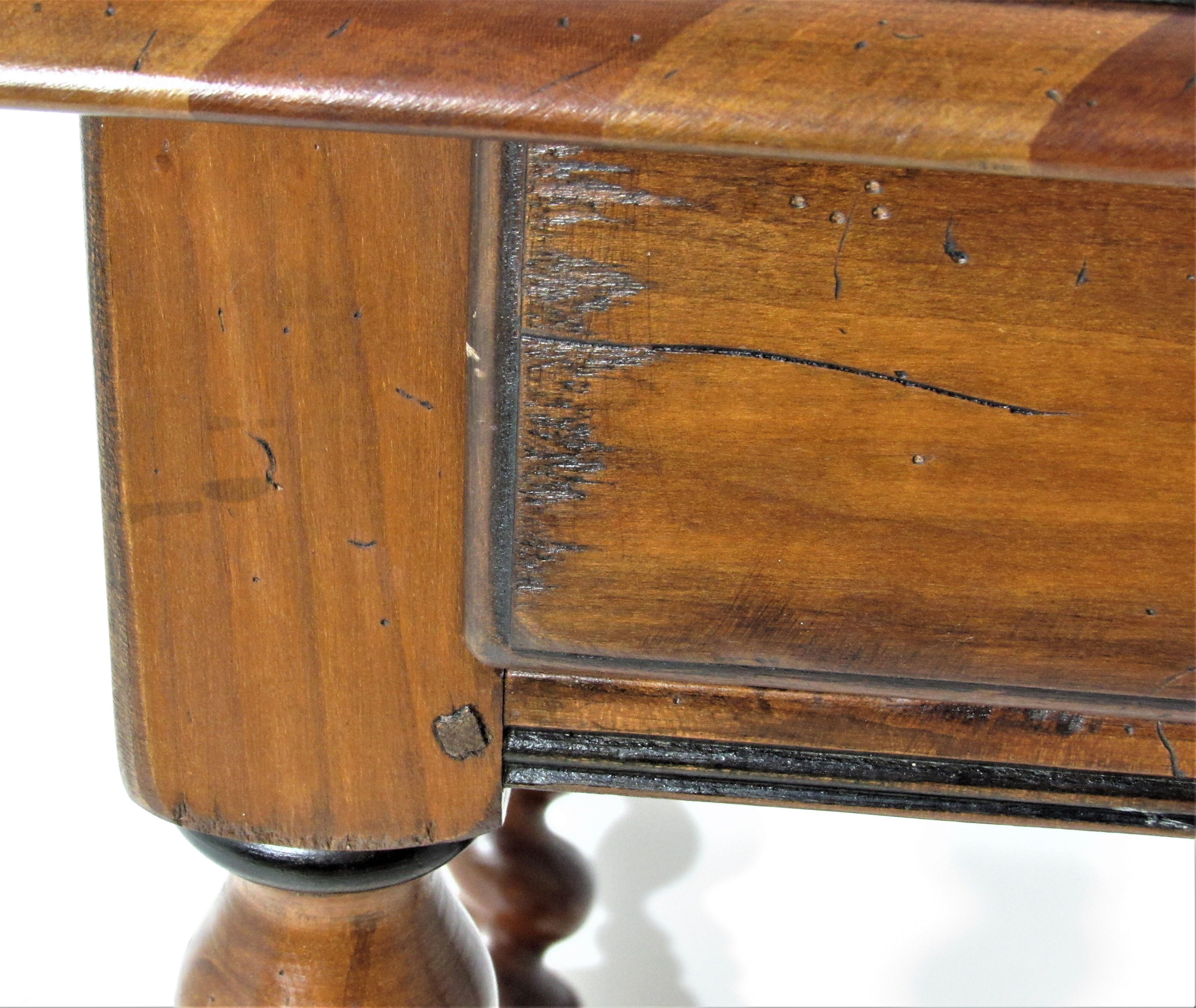 Marked writing table with 1 drawer