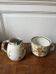 Keraluc Quimper plant pot and pitcher set