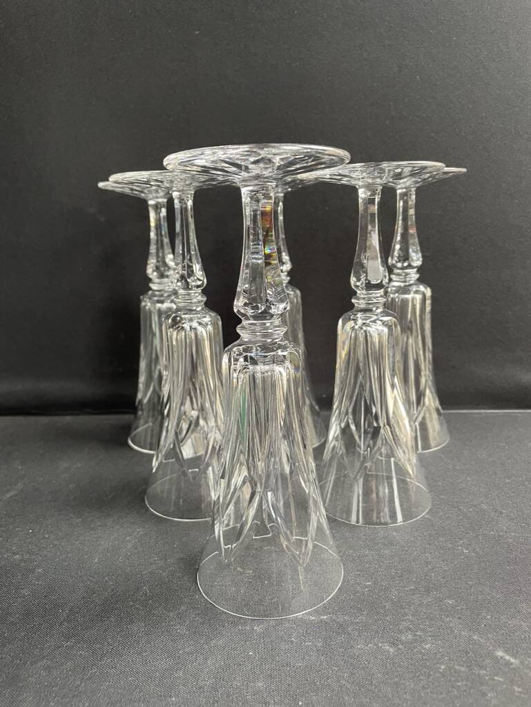6 Saint Louis champagne flutes Camargue service