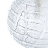 Large Ball Frosted Glass Ceiling Light by Doria, Germany 1970s