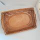 Old flat basket