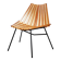 "Slats" chair in the style of Mod. 218 by Dirk Van Sliedregt for Rohé