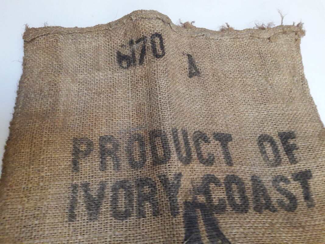 Bag 95x57cm coffee Ivory Coast jute