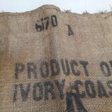 Bag 95x57cm coffee Ivory Coast jute