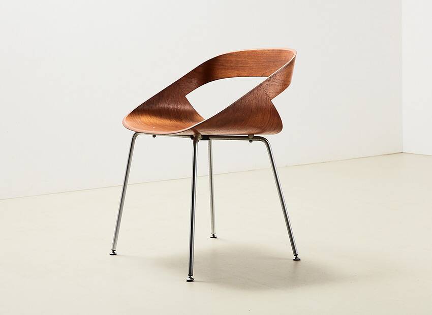 Rare Model 130 Side Chair by Geoffrey Harcourt for Artifort 1961
