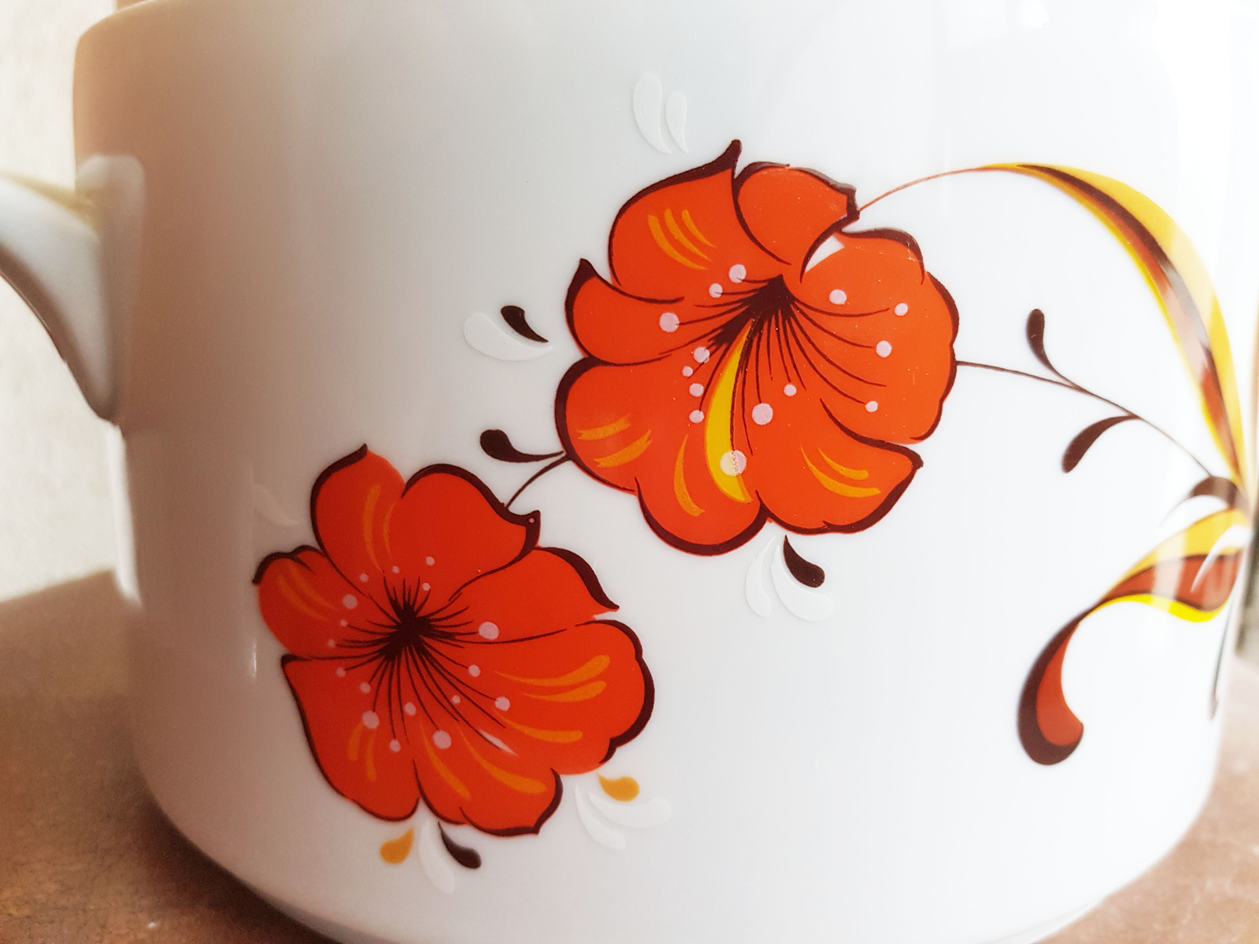 Vintage orange soup / vegetable - Bavaria