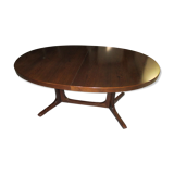 Vintage 190s Baumann Extendable Oval Dining Table