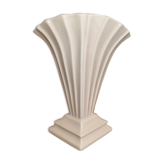 Vintage art deco vase draped shape