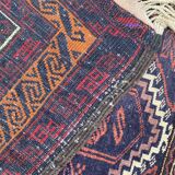 Vintage carpet turkmen belutch afghan 81x123 cm