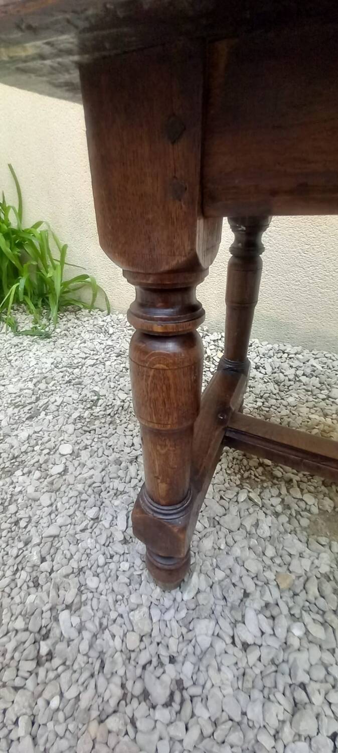 19th century oak coffee table