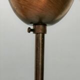 Patinated brass cage lantern, Louis XVI style, 70, France