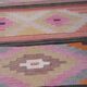 Vintage Turkish hallway rug 78x642 cm