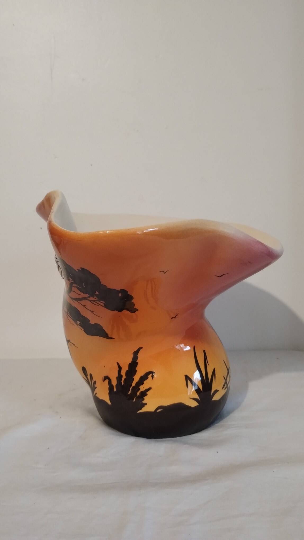 Vase signed Lamarche