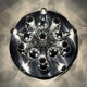 Cosack chrome Sputnik wall lamp / ceiling lamp 1960’s