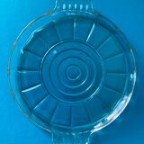 Duralex-style glass pizza round dish