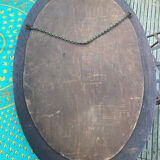 Beveled wooden mirror 52x82cm