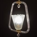 Charming Liberty Barovier and Toso Chandelier, 1940s