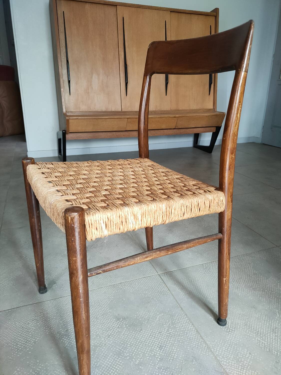 3 Scandinavian Moller chairs
