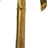 Vintage gold lotus floor lamp/floor lamp