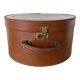 Old hat box and its key from the 1930s
