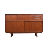 Teak highboard, Danish design, 1960s, production: Denmark