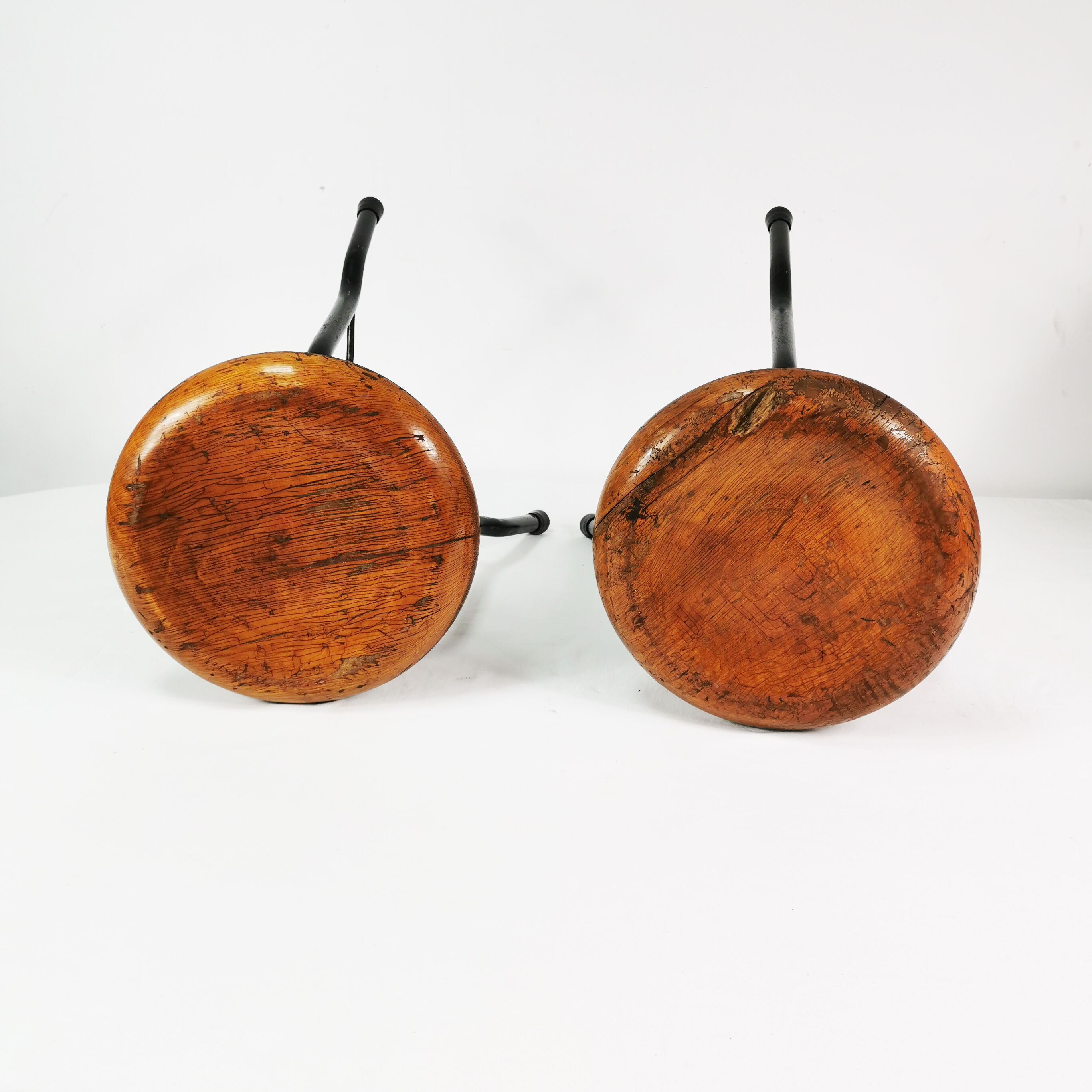 Pair of swivel stools, 1970s