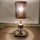 Art Deco mirror lamp, copper and glass