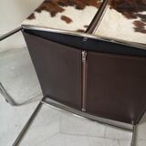 set of 2 "fil"metal chairs by Pascal Mourgue for Ligne Roset Cinna