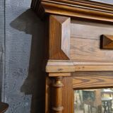 Wooden mirror, 127x89 cm