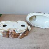 Old rabbit pie dish, ceramic terrine