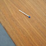 Vintage teak and beech coffee table, Danish design.