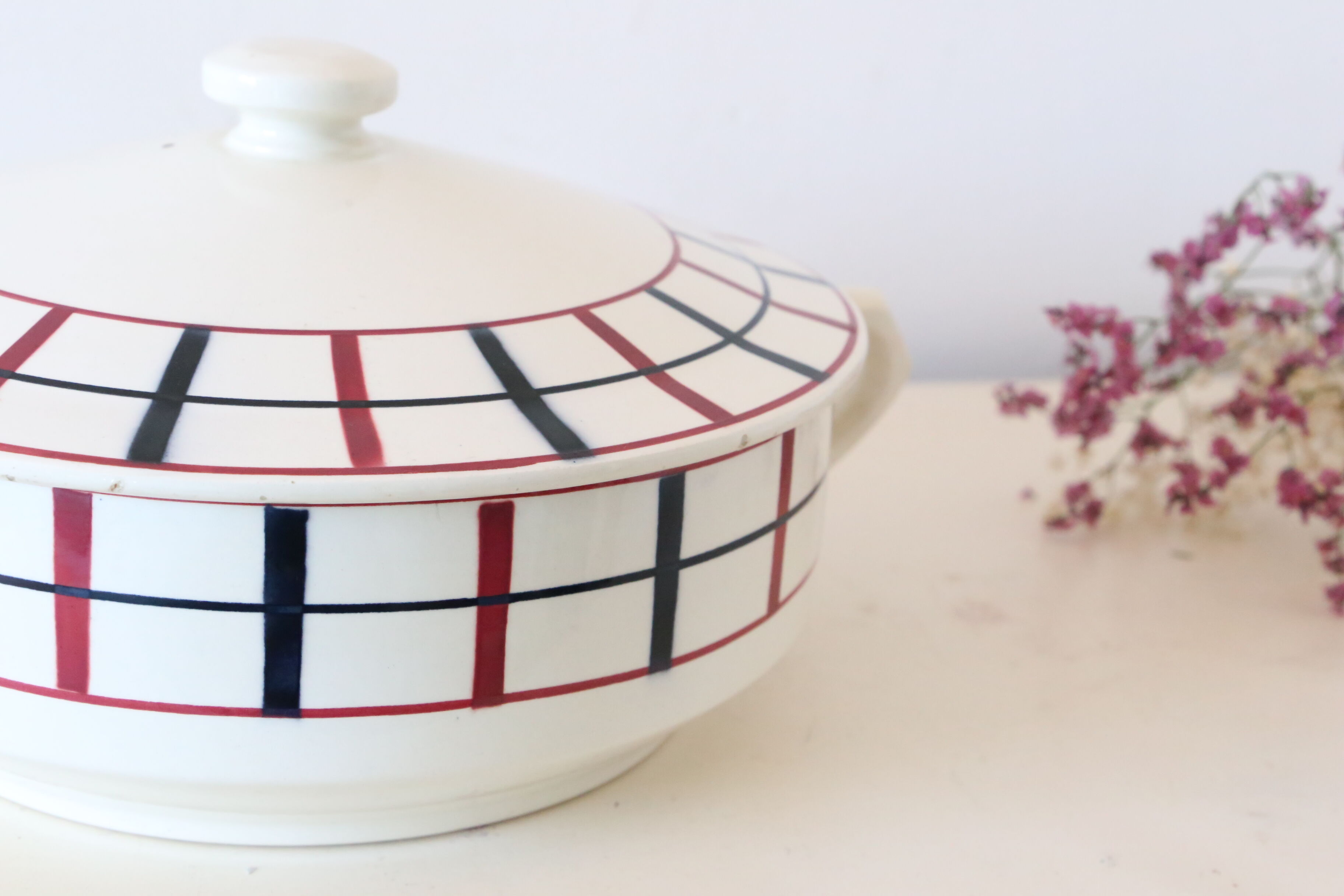 Soup bowl, Saint Amand, vintage