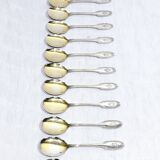 Ravinet Denfert - Cuillères De Service A Glace Argent Et Vermeil