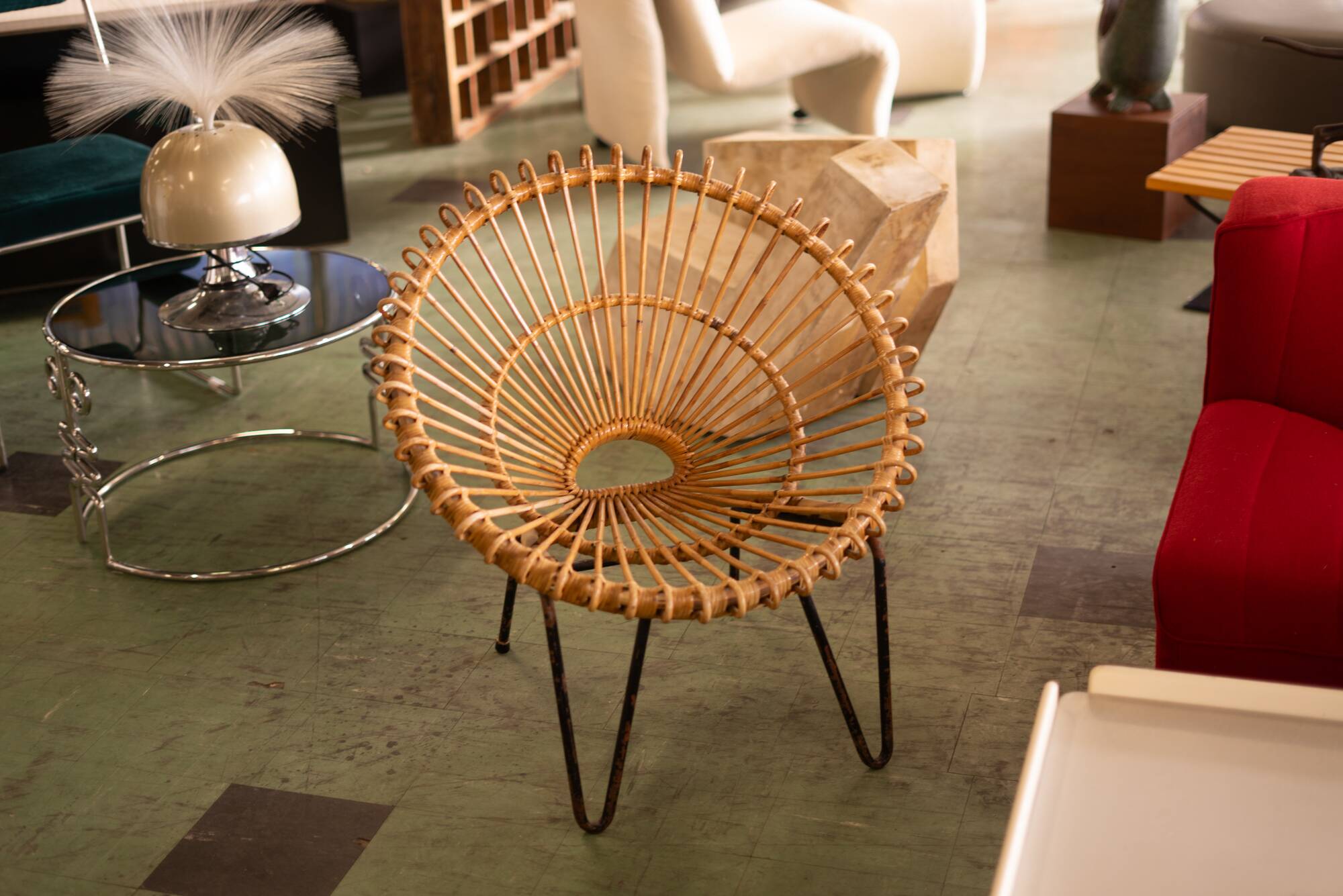 Rattan armchair sun Janine Abraham