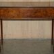Restored console in Burr Oak & Satin Wood, circa 1920.