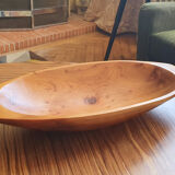 70s wooden fruit cup