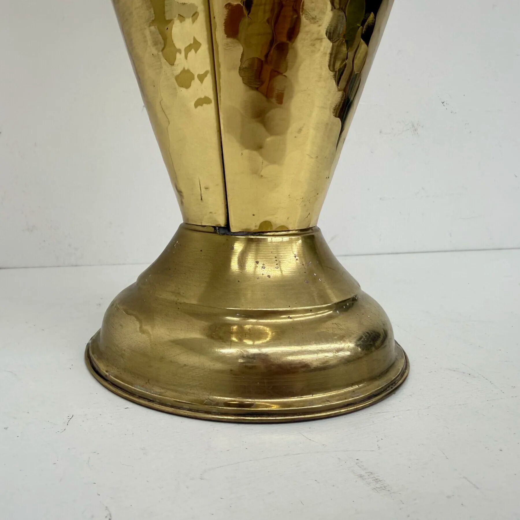Mid-century design brass umbrella stand, 1970s