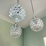 Mid Century Modern glass cascading chandelier