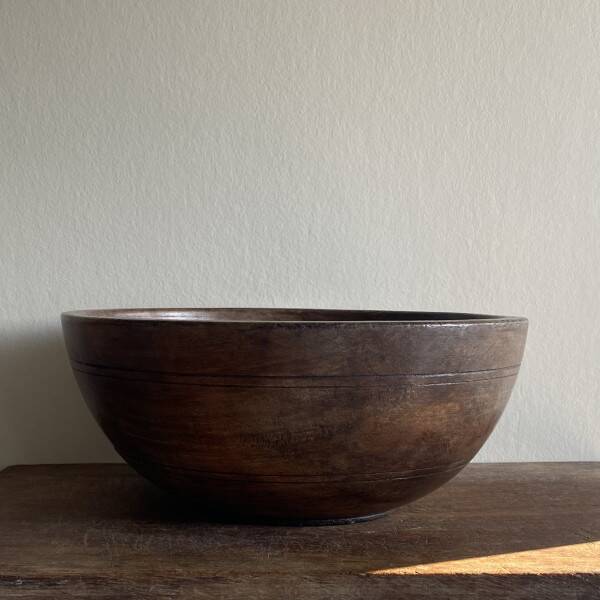 Wooden salad bowl