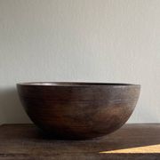 Wooden salad bowl