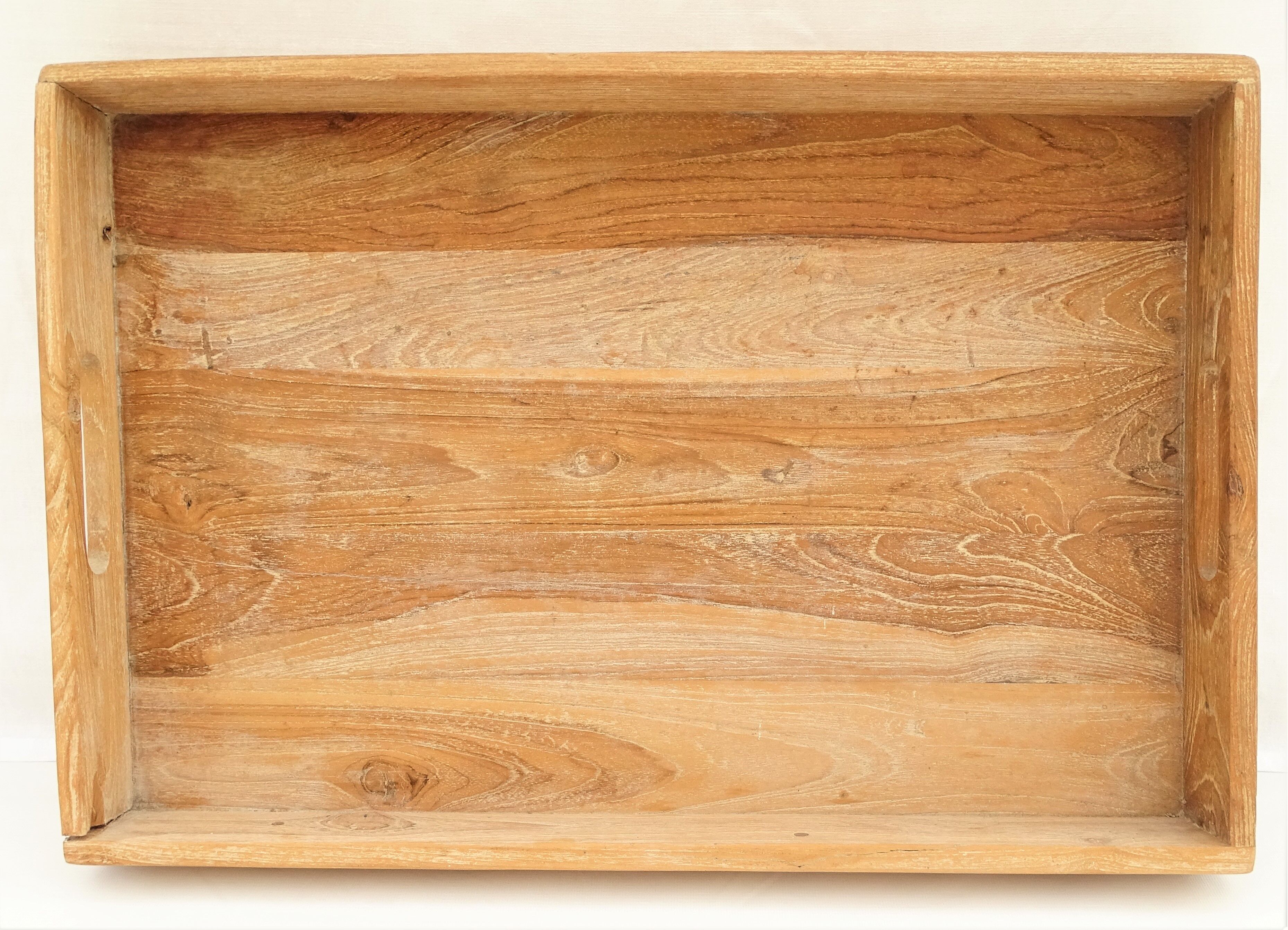 Solid wood bakery tray