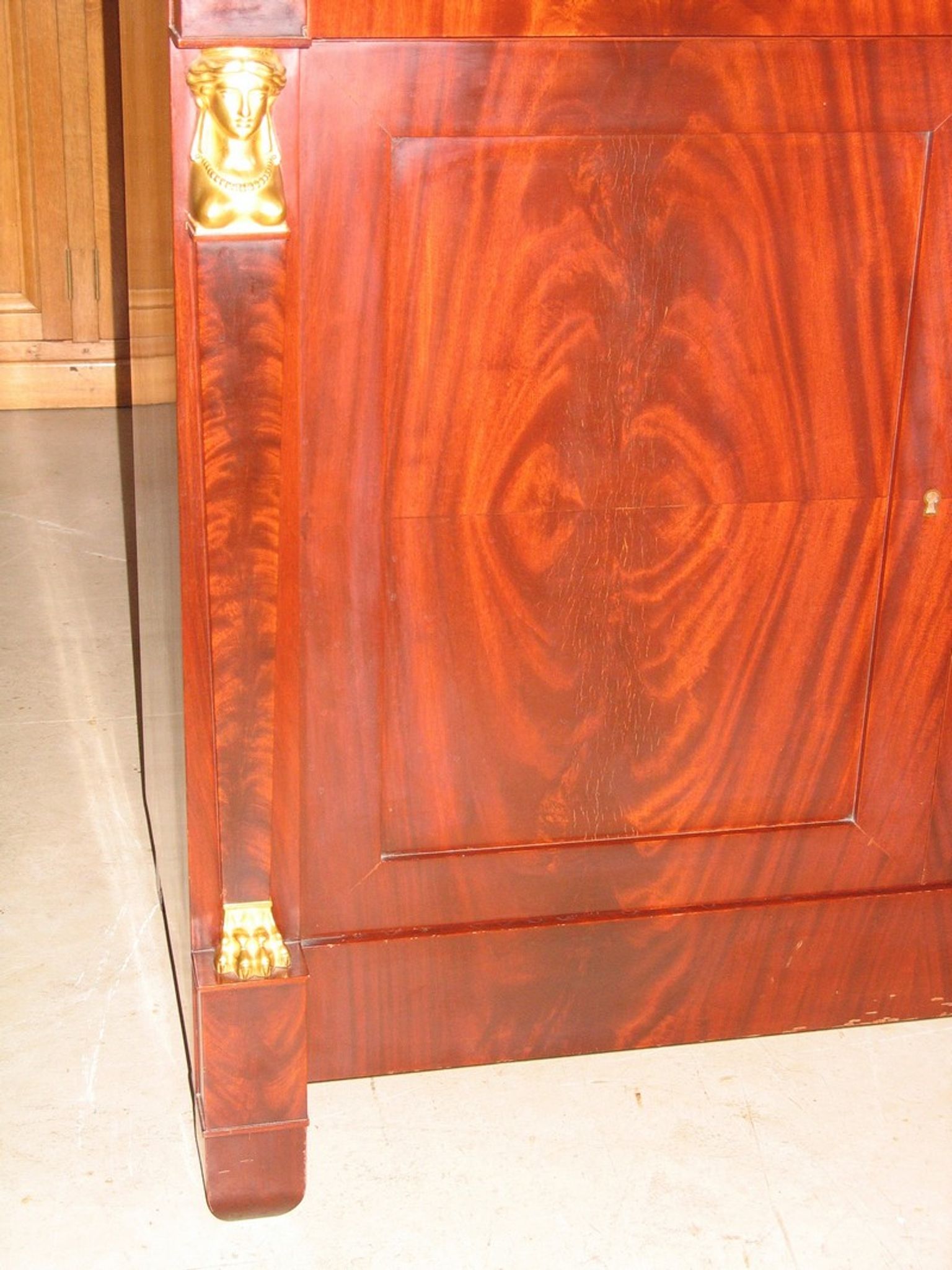 "Return from Egypt" style buffet mahogany 20th